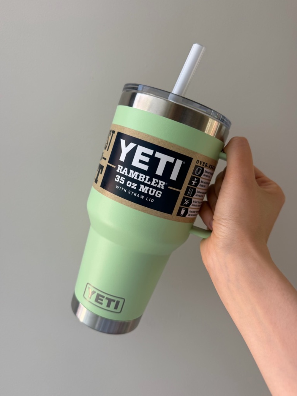 Brand New Yeti Rambler 35 oz Mug - Mint